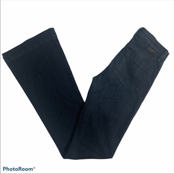 NWT Goldsign Dark Blue Wash Mid-Rise Bootcut Jeans - Picture 5 of 14
